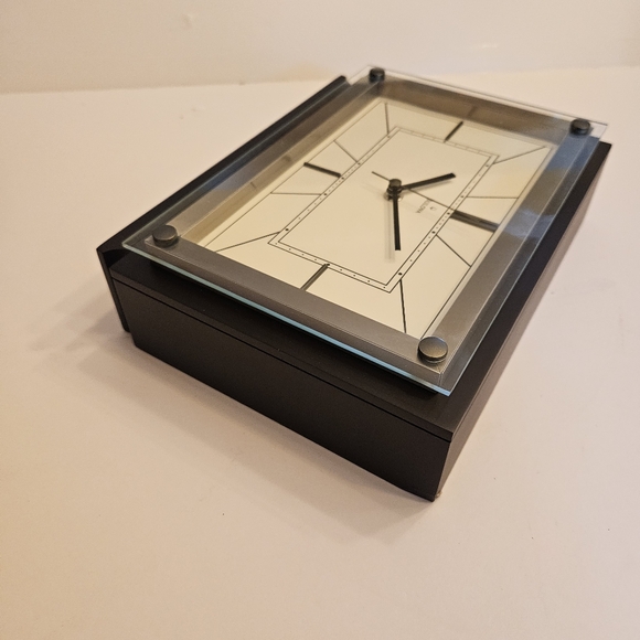 BULOVA Mantle Clock, analog wood espresso brown satin finish - Picture 14 of 17